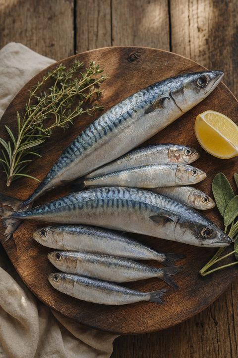 Fresh raw fish fillets for dogs, a lean protein and Omega-3 source in a raw diet