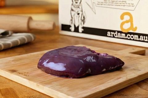 Fresh Raw Beef Liver for Dogs - Natural Treat