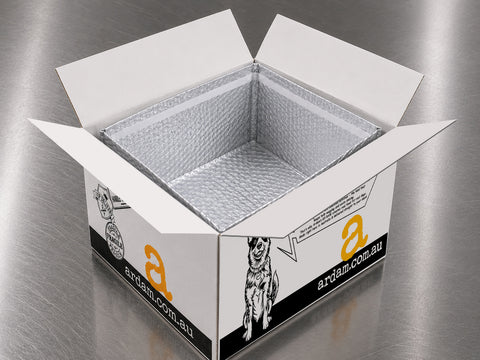 ardam compostable liners for raw dog food storage
